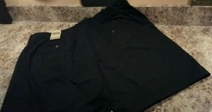 Men's Big&Tall JCPenneys Cotton Shorts 50 Waist 10" Inseam 14.5" Rise Black - Picture 1 of 24