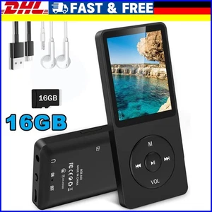 16GB Bluetooth 5.0 MP4/MP3 Verlustfreier Music Player FM Radio Recorder Reader - Bild 1 von 16