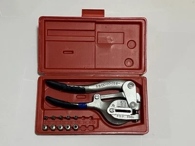 Perforadora manual Roper Whitney Nº 5 JR chapa EE. UU. troqueles faltantes Foto 1 de 4