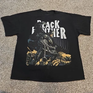 Vintage Marvel Comics Mad Engine Black Panther Batman T Shirt XL Promo Movie - Picture 1 of 6