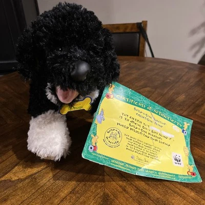 2937 Build A Bear Dog Plush Lil’ Bearemys Kennel Pals Mini Black Water Puppy NWT - Image 1 of 4