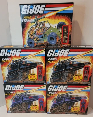 G.I. Joe Retro NUEVO EN CAJA LOTE 2x Cobra Hiss Tank, AWE Striker, 2x Cobra H.I.S.S. III Foto 1 de 4