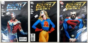 Justice Society America Lotto 3 #7, 8, 10 2007 DC Superman Flash Comics - Foto 1 di 1