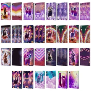 OFFICIAL RANDOM GALAXY SPACE LLAMA LEATHER BOOK WALLET CASE COVER FOR APPLE iPAD - Picture 1 of 21