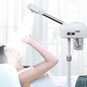 Vaporiera Viso Ozono Macchina Cura Pelle Idratante Pulitore Pori Spa Bellezza Casa - Foto 1 di 13