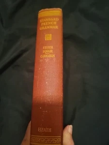 1931 Illustrated French Textbook "Standard French Grammar" Fraser SquairCarnahan - Picture 1 of 7