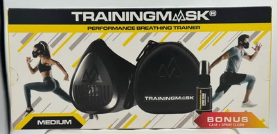 Training Mask 3.0 Performance Breathing Trainer Medium - Case/Spray Clean - New! - Image 1 of 4