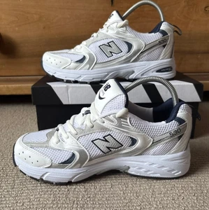 New balance 530s trainers in blue and white, size 8 in brand new condition - Picture 1 of 6