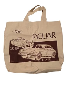 Jaguar XK 120 E-TYPE canvas Tote Bag 1978 - Foto 1 di 6