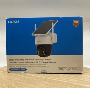AOSU SolarCam D1 Classic 2K Wireless Black and White Camera - Picture 1 of 10