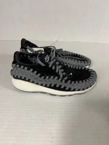 Nike Air Footscape Woven nero grigio fumo FB1959 001 donna taglia 7, 8,5 - Foto 1 di 7