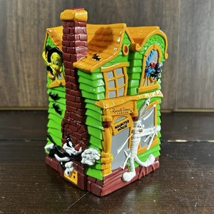 VTG Russell Stover Candies Looney Tunes Halloween House Plastic Piggy Bank 1997 - Picture 1 of 10