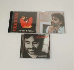 Lot of 3 Andrea Bocelli Classical Music CDs Romanza Sentiments Cieli Di Toscana - Imagen 1 de 12