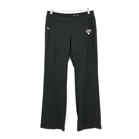 TCU Horned Frogs Womens Pants Large Black Under Armour HeatGear NCAA Football Cover