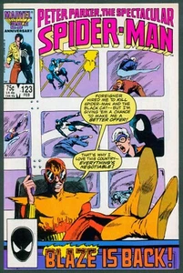 Spectacular Spider-Man 123 NM- 9.2 Marvel 1987 - Picture 1 of 3