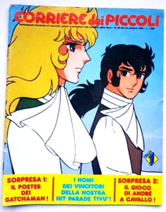 CORRIERE DEI PICCOLI + POSTER GATCHAMAN n. 43 1982 LADY OSCAR SCOOBY-DOO - Foto 1 di 2