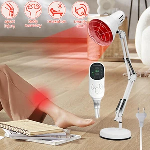 150W Wärmelampe Rotlichtlampe Strahler Infrarotlampe Therapielampe Wärmestrahler - Bild 1 von 12