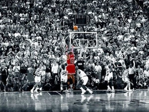 Michael Jordan - Last Shot - NBA - Chicago Bulls - Basketball Poster - Picture 1 of 1