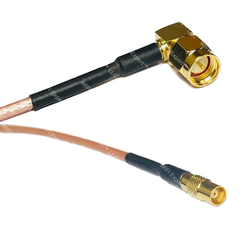 RG316 SMA MALE ANGLE to MCX FEMALE RF Cable Rapid-SHIP LOT - Image 1 of 1