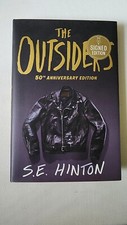 S.E. HINTON ✎SIGNED✎ THE OUTSIDERS -50th ANNIVERSARY Exclusive ED Book Autograph