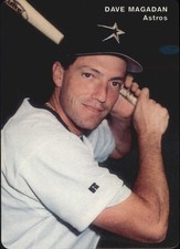 1995 Astros Mother's Baseball Card #8 Dave Magadan