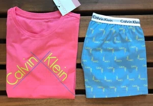 Calvin Klein Mädchen kurzer Schlafanzug Set - 8 Jahre - G80G800169-611 - Bild 1 von 4