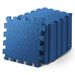 KAYMAN Gym Floor Nonslip Mats, Interlocking, EVA Foam Exercise Floor Tiles - Picture 1 of 28