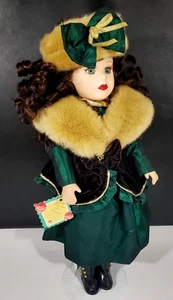 Victorian Rose Collection Porcelain Doll Limited Editon 1997 - 16'' Tall - Picture 1 of 5