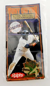 TONY GWYNN San Diego Padres 5 Time Batting Champion Ralph's Promotional Pin 1995 - Picture 1 of 3