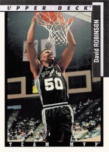 David Robinson Team MVP Upper Deck 1993-94 Basketball Card #TM24