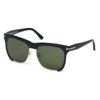 NUEVO Gafas de sol Tom Ford Thea negras brillantes unisex TF366 01G Foto 1 de 4