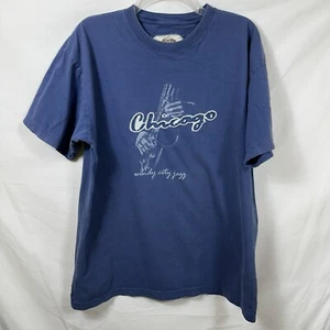 Camiseta Chicago Windy City Jazz Gráfica XL Camiseta Gráficos Unidireccionales Saxofón Saxo Il - Imagen 1 de 7