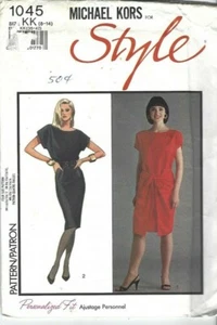 Style Sewing Pattern 1045, Vintage Michael Kors Dress, Size 8 - 14, Uncut - Picture 1 of 3