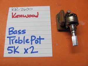 📈KENWOOD R06-2005-05 BASS TREBLE POT 5K x2 KR-2600 STEREO RECEIVER - Picture 1 of 1