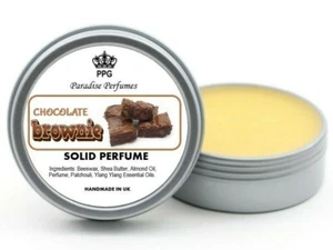 Brownie de chocolate perfume sólido natural de Paradise perfumes fragancia bálsamo 15 ml - Imagen 1 de 1