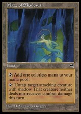 MTG 4x Maze Of Shadows - Tempest Pays la Haine Ombre