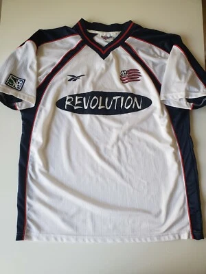 Vintage Reebok MLS 1998-1999 New England Revolution Soccer Jersey Men sz M - Image 1 of 4