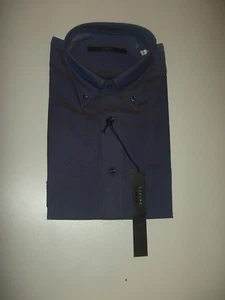 UNGARO CHEMISE MANCHES COURTES TAILLE L (41/42) BLEU VIOLACE UNI - Imagen 1 de 4