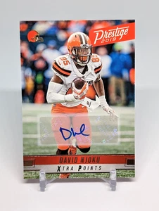David Njoku 2019 Panini Prestige XTRA POINTS AUTO Browns - Picture 1 of 10