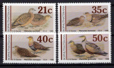 South Africa Bophuthatswana 244-247 MNH Birds Nature Animals ZAYIX 0424S0123M - Image 1 of 3