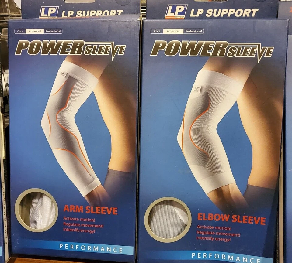 Size MEDIUM Advanced LP Support Performance LYCRA White Power Sleeve FREE SHIP - Image 1 of 4