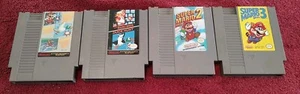 Original Nintendo NES Duck Hunt/Super Mario 1 2 & 3 Carts Only Lot Tested Look - Picture 1 of 10