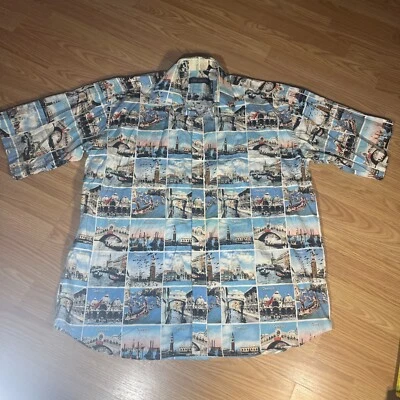 Camisa manga corta con botones CIAO VENEZIA talla XL Foto 1 de 4