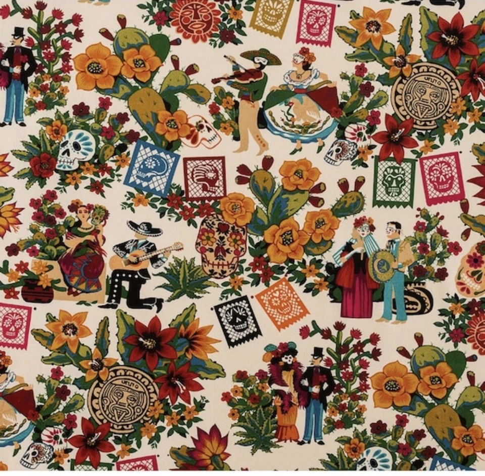 La Fiesta 5 de Mayo Alexander Henry Fabric 100% premium cotton BTY Foto 1 de 1