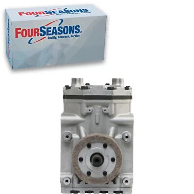 Compresor de aire acondicionado 4 estaciones para Freightliner FL80 2001-2003 Foto 1 de 4