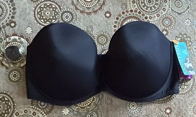 Sujetador figura completa sin tirantes suavizante espalda Vanity Fair Beauty, 44DD, NUEVO CON ETIQUETAS Foto 1 de 4