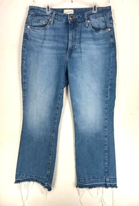 Universal Faden Damen Stiefelette geschnitten blau Denim Größe 8 Hochhaus Reißverschluss - Bild 1 von 10