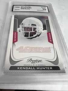 KENDALL HUNTER SF 49ERS 2011 PRESTIGE ROOKIE RC # 258 GRADED 10 L@@@K - Picture 1 of 2