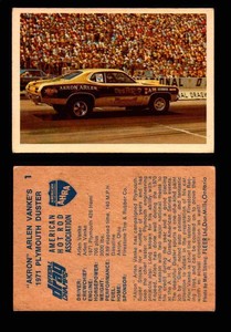 AHRA Official Drag Champs 1971 Fleer Canada Trading Cards You Pick Singles #1-63