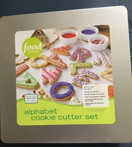 Food Network Alphabet Cookie Sandwich Ausstecher Set ca. 3" pro Stück - Bild 1 von 8